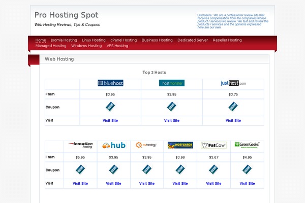 WordPress website example screenshot