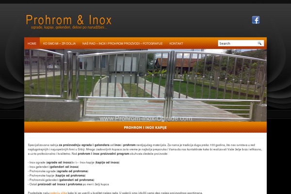 prohrom-inox-ograde.com site used Blackorange