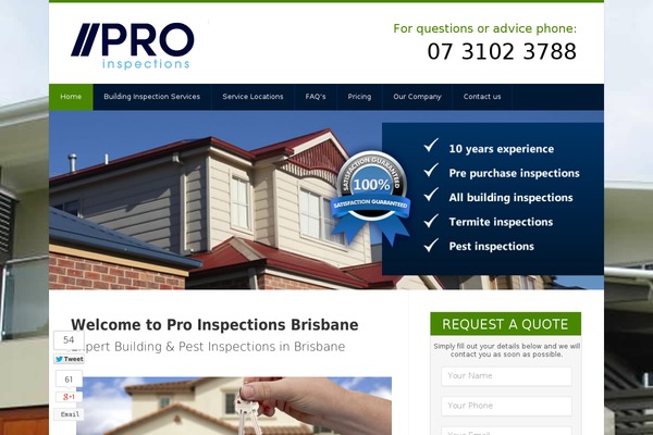proinspections.com.au site used Proinspections