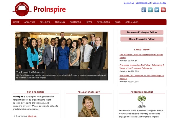 proinspire.org site used Proinspire