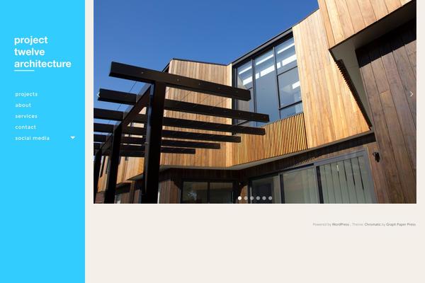 project12architecture.com site used Chromaticgp
