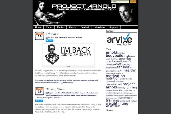 WordPress website example screenshot