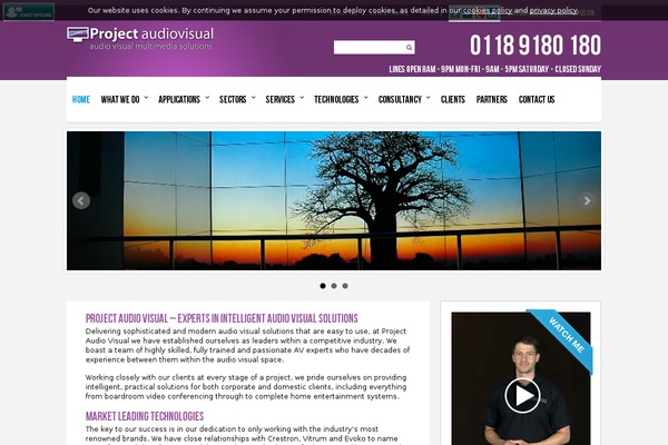 WordPress website example screenshot