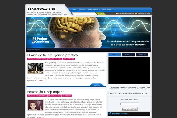 projectcoaching.es site used Mobipress-theme