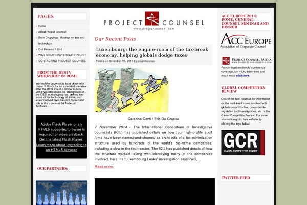 projectcounsel.com site used THAT Elite