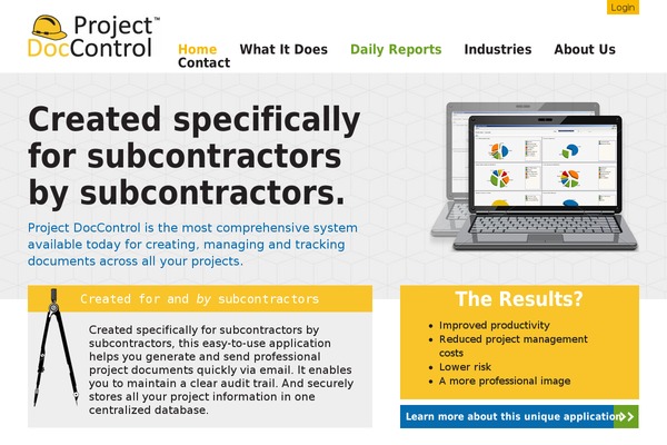 WordPress website example screenshot