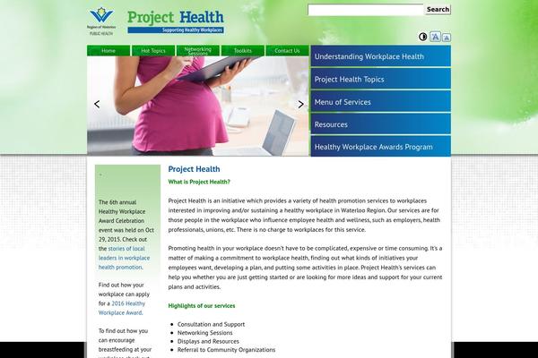 projecthealth.ca site used Gutenify-medical