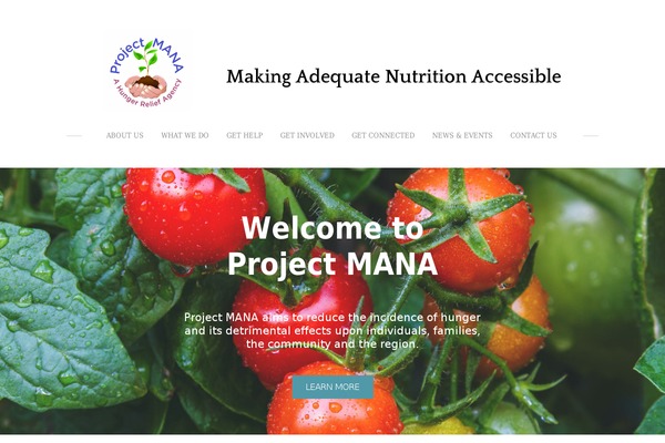 projectmana.org site used Hunger