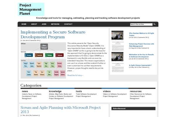 projectmanagementplanet.com site used Guide