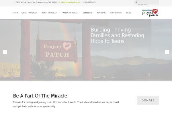 projectpatch.org site used Organic-nonprofit