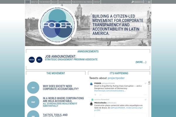 projectpoder.org site used Poder