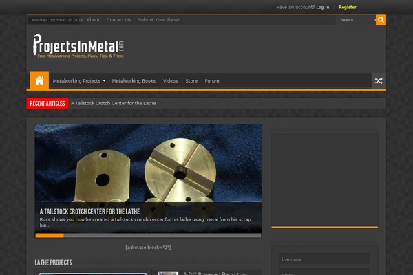 WordPress website example screenshot