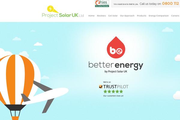 projectsolaruk.com site used Betterenergy