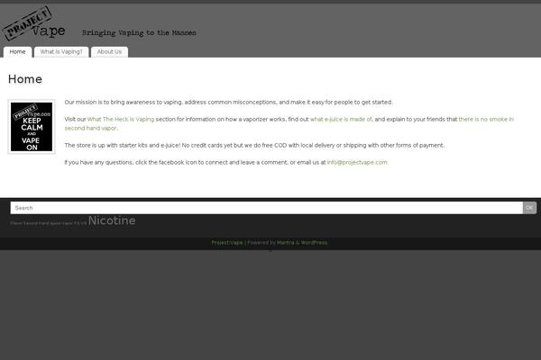 WordPress website example screenshot