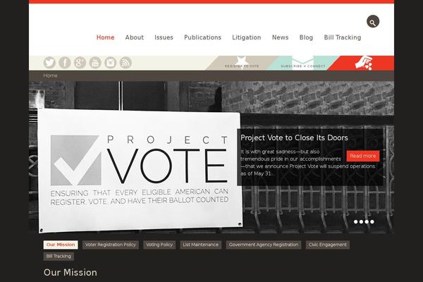 projectvote.org site used Projectvote