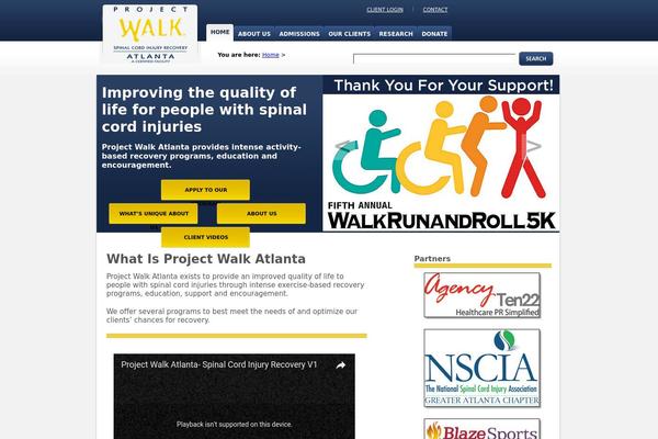 projectwalkatlanta.org site used Projectwalk