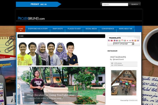 projekbrunei.com site used Pizza-lite