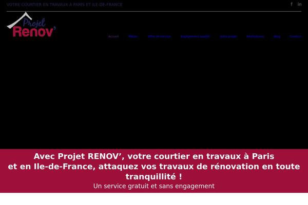 projetrenov.fr site used Avada