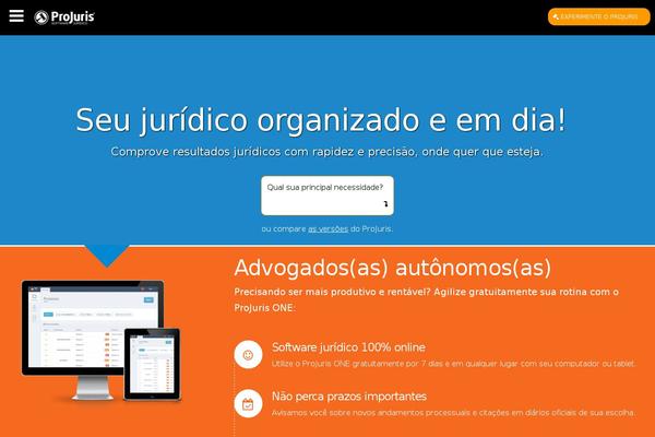 projuris.com.br site used Projuris
