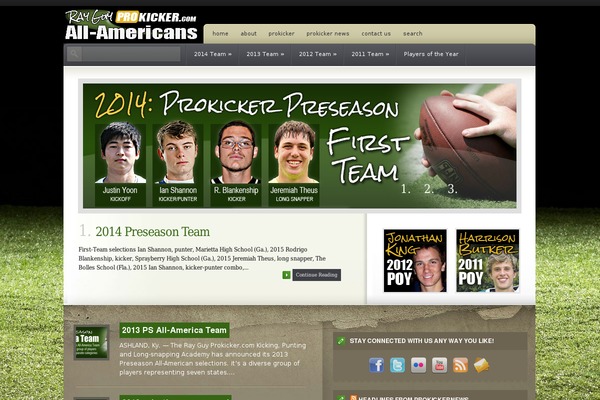 prokickerallamericans.com site used Coldstone