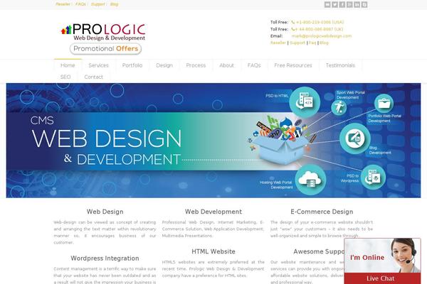 prologicwebdesign.com site used Rttheme18x
