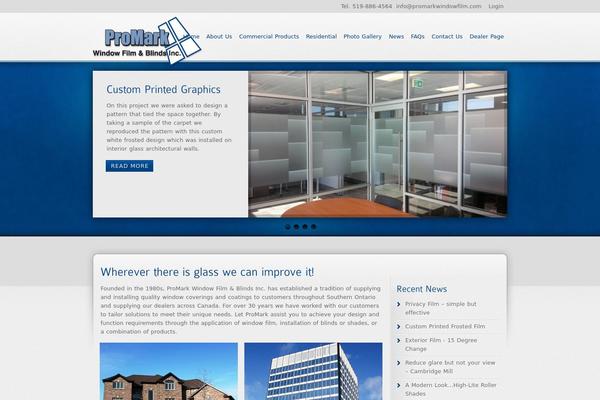 WordPress website example screenshot