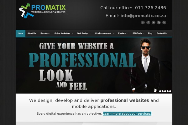 promatix.co.za site used Raiden_1_0_3