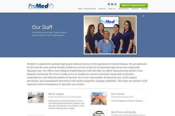 promed theme websites examples