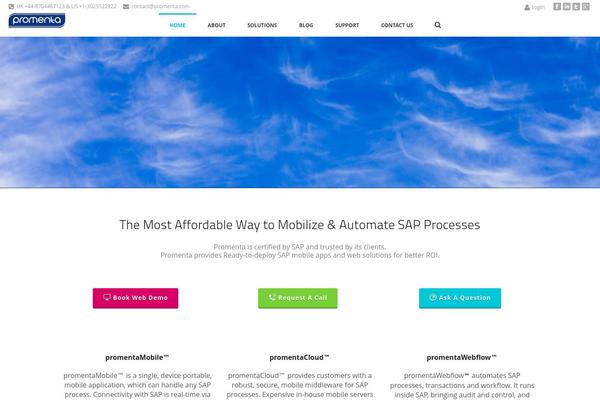 Jupiter theme site design template sample