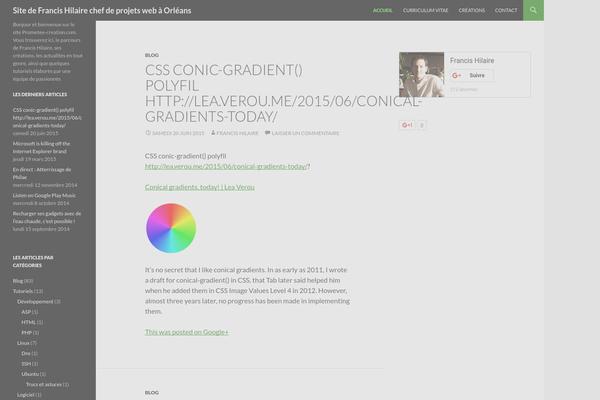 WordPress website example screenshot