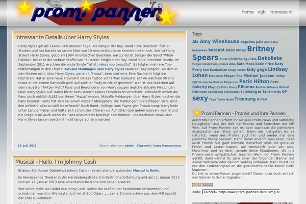 WordPress website example screenshot