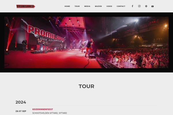 Site using Wolf-tour-dates plugin