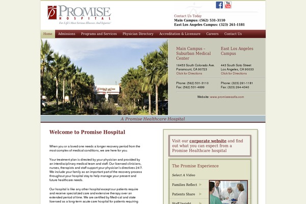 promiseeastla.com site used Promise