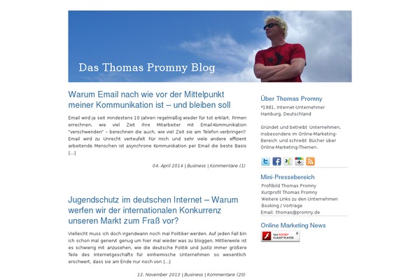 WordPress website example screenshot