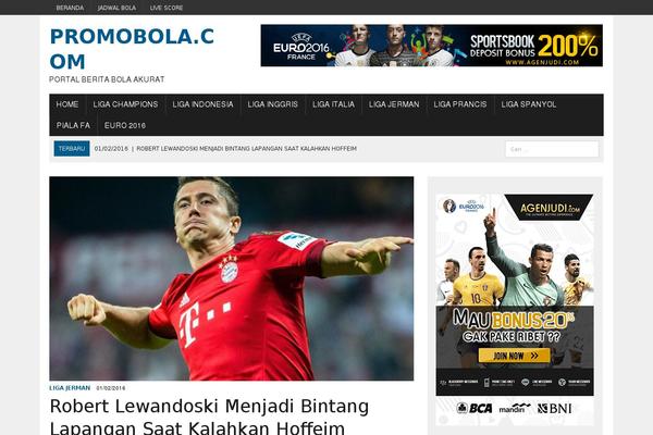 promobola.com site used MH Newsdesk