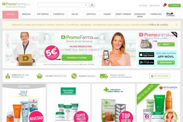 promocionesfarma.es site used Promofarma