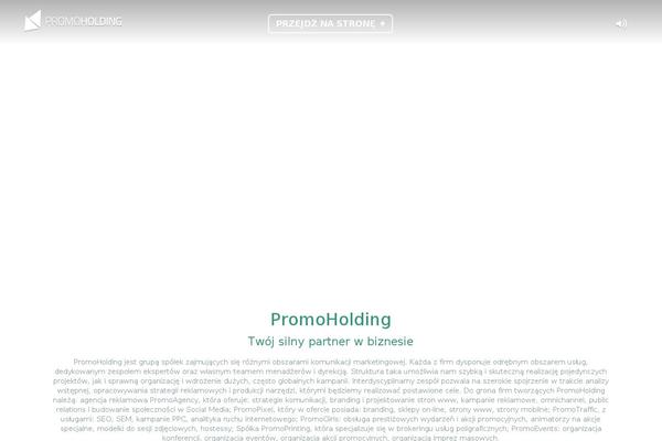 promoholding.pl site used Promoholding