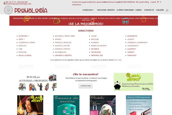 promologia.com site used Childtheme-divi