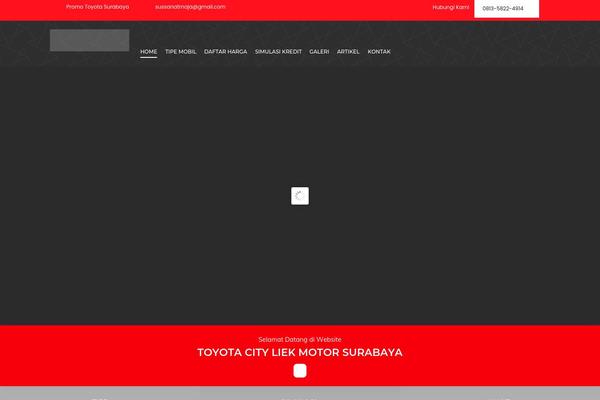 WordPress website example screenshot