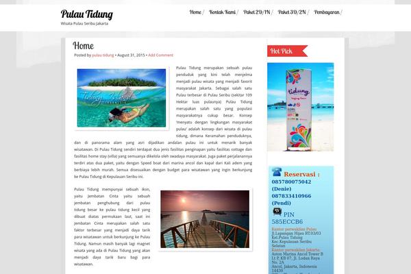 Travelous theme site design template sample
