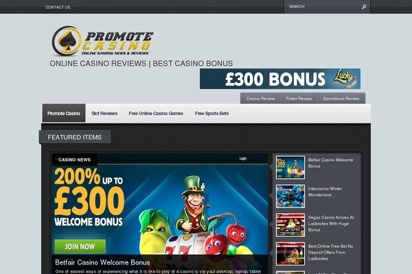 promote-casino.com site used Continuum
