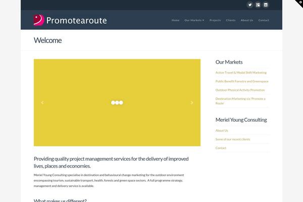 WordPress website example screenshot