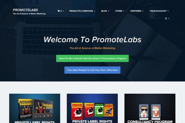 promotelabs.com site used Thrive