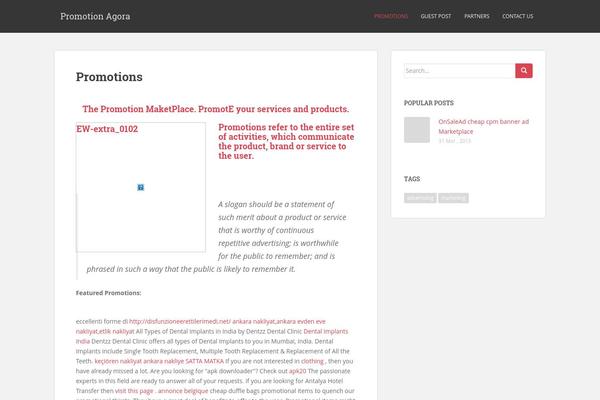 Sparkling theme site design template sample