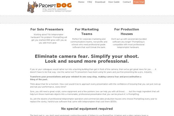 Site using Thrive-visual-editor plugin