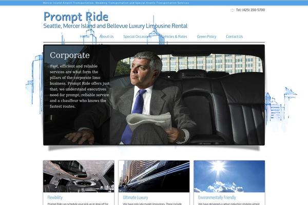 promptride.com site used Limousine