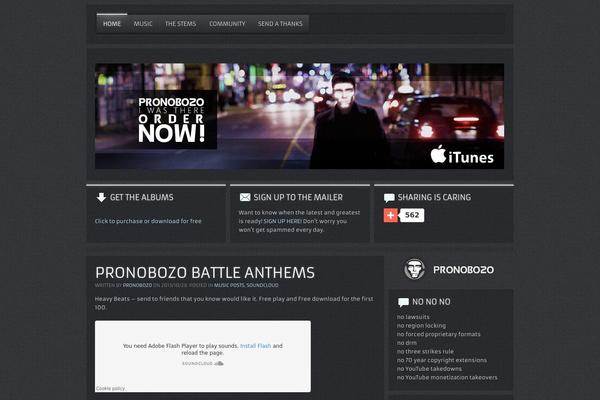 pronobozo.com site used Drive