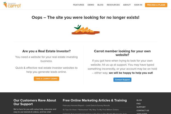 WordPress website example screenshot