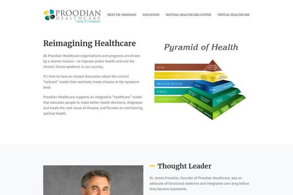 WordPress website example screenshot