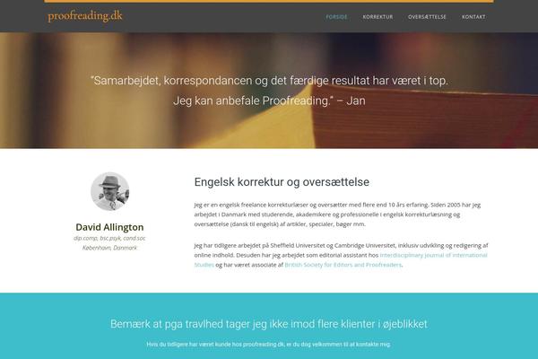 WordPress website example screenshot